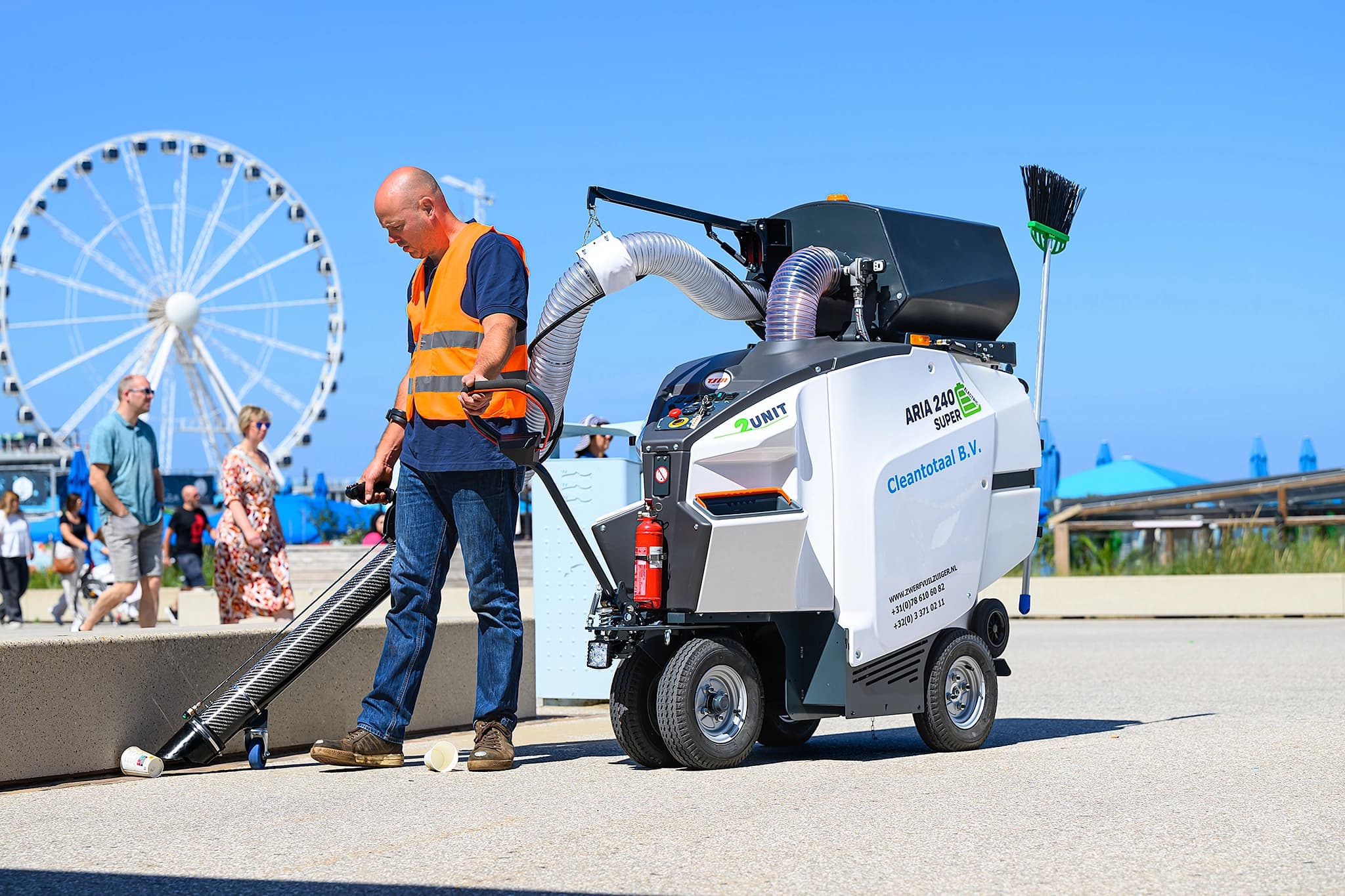 Aria 240 op strand
