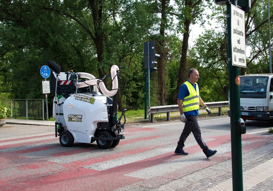 Ariamatic 240 Super Follow-Me systeem in actie